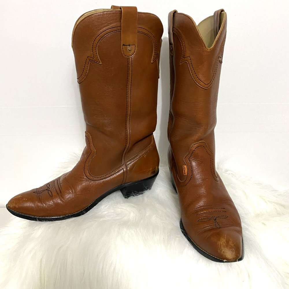 LEVI’S Orange Tab vintage pullon cowboy western boots sz 10